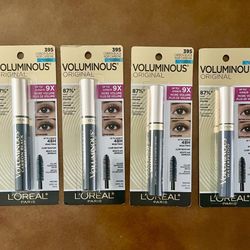 L’Oréal Voluminous Mascara Black #360 & Carbon Black #395 Waterproof
