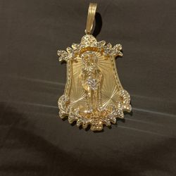 10k Gold St. Lazarus Charm 