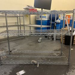 Uline Chrome Wire Shelving 