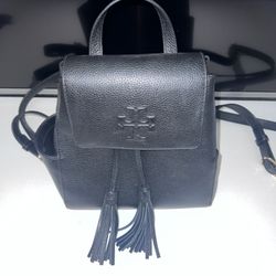 Tory Burch Backpack Leather Black