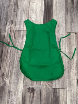 Green Cobbler Apron with Side Ties