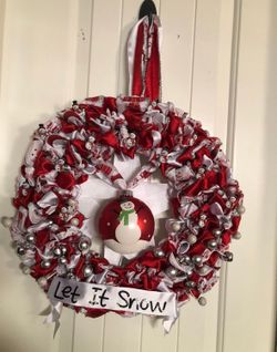 Snowman Christmas Wreath 