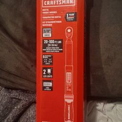 Craftsman ⅜" Drive Digital Torque Wrench