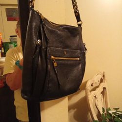 Elliott Lucca Genuine Leather Crossbody Handbag 