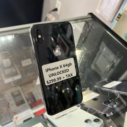 iPhone X 64gb Unlocked 