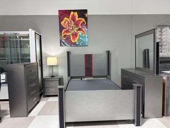 OM• $38 Initial • Brand New Bedroom Set, Bed Frame, Dresser, Nightstand, Chest