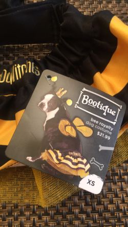 Dog bumble bee costume. NEW