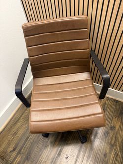Crate & Barrel Graham Brown Office Chair