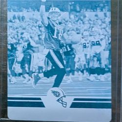 2012 Score Cyan Plate 1/1 Kenny Britt