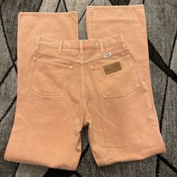 Wrangler Orange Boot Cut Jeans