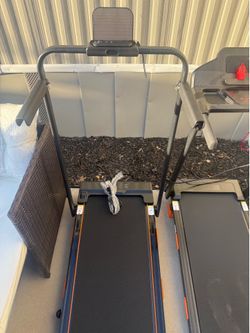 Treadmill with Handles, Small Treadmills Home, Portable Electric Treadmills for Home 300 lbs Capacity,Walking Pad Treadmill