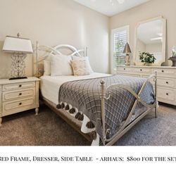 Moving sale! Desk, Bed, Dressers Bookshelf, Media Consent, And More!