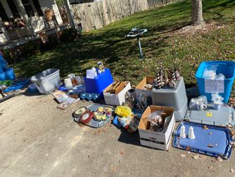 Leftover yardsale stuff.