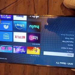 ONN ROKU TV MODEL 100012584. "43"  INCH SMART TV  NEW