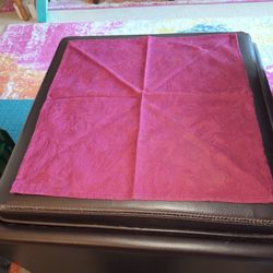 Cranberry Linen Napkins 