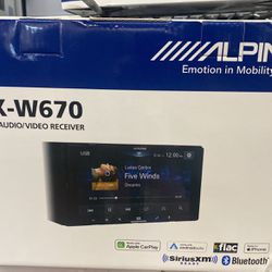 Alpine ILX- W670  7 inch Audio/ Video Receiver Good Brand 1 Year Warranty 