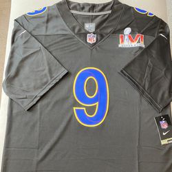 NFL Los Angeles Rams Matthew Stafford Super Bowl jersey 