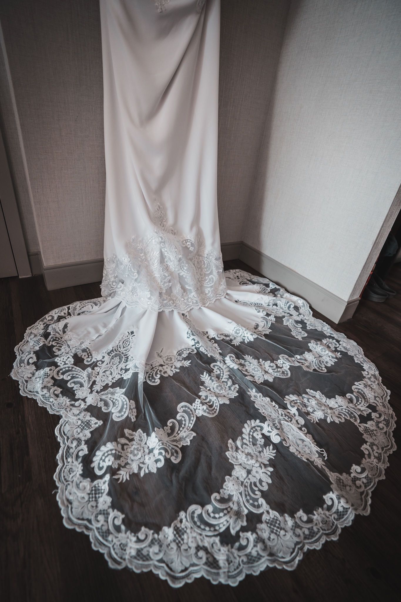Wedding Dress And Veil