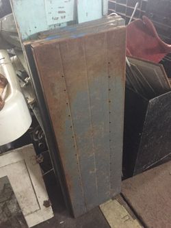 Metal industrial shelves