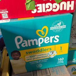 Brand New Pampers Swaddlers 