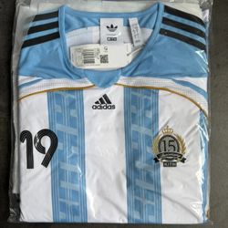 KITH x Messi Adidas Football Soccer Home Jersey Argentina 2XL