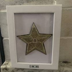 Limited Edition Christian Dior Gold Star Brooch