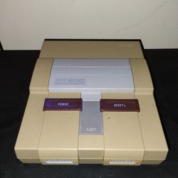 Super Nintendo SNES Game Console Entertainment System Video Game Unit 