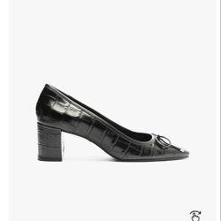Black Schultz Heels