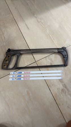Hacksaw Frame with Lenox Hackmaster Blades