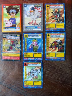 Digimon cards 1999
