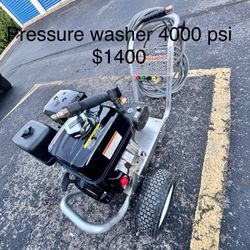 Pressure Washer Honda 4000 Psi  