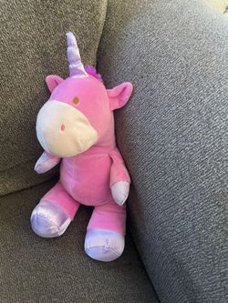 pink unicorn plushie