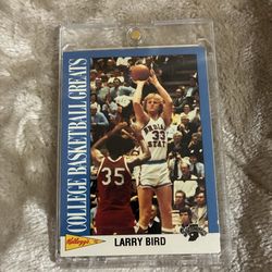 Larry bird college basketball greats card