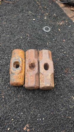 Sledgehammers no handles one 10 lb and two 12 lb $20 for all