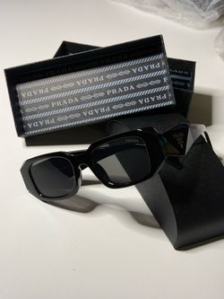 Prada Black Sunglasses with Box and Case