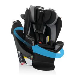 Evenflo Revolve360 Extend Convertible Car Seat with 360 Degree Rotation, Extended Rear-Facing, Forward-Facing, Booster Mode, and Secure Latch Install,
