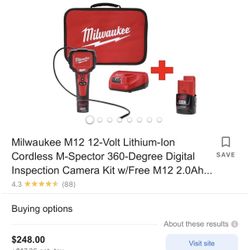 Milwaukee M- Spector 360 Rotating Scope