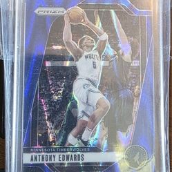 Anthony Edward's Blue Seismic Prizm /99