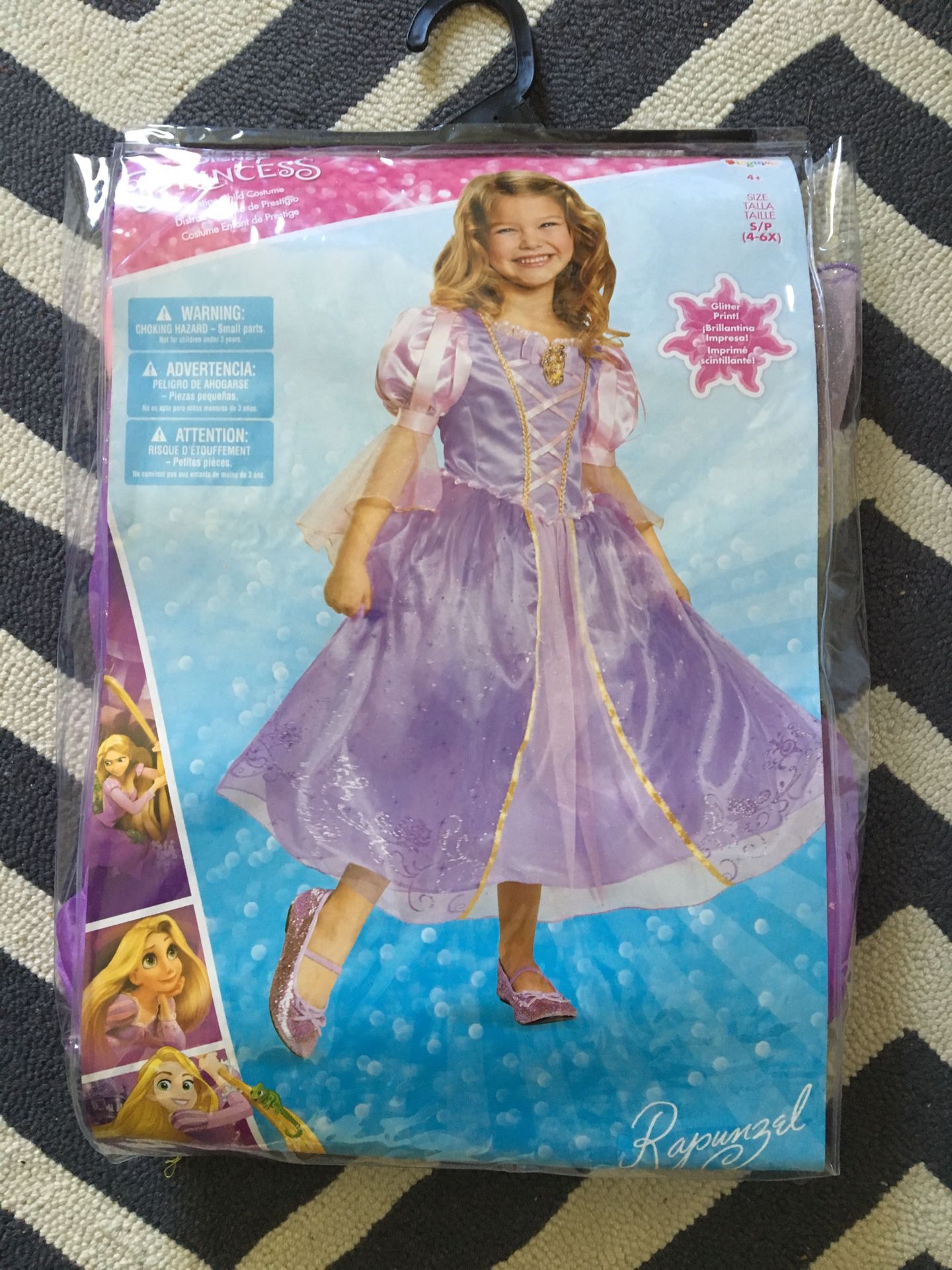 Princess rapunzel dress size 4-6