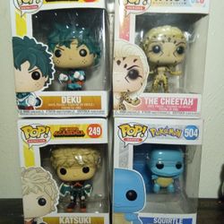 NIB! Set of 4 Funko POP!s - Pokemon, Heroes, Animation
