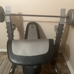 GOLD’S GYM PLATINUM WEIGHT SET  in good condition