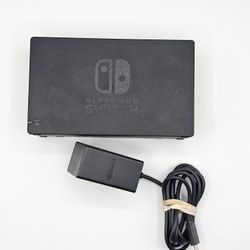 Original Nintendo Switch Charging Dock With OEM AC Adapter Power Cable