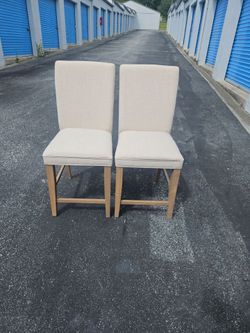 Beige accent chairs