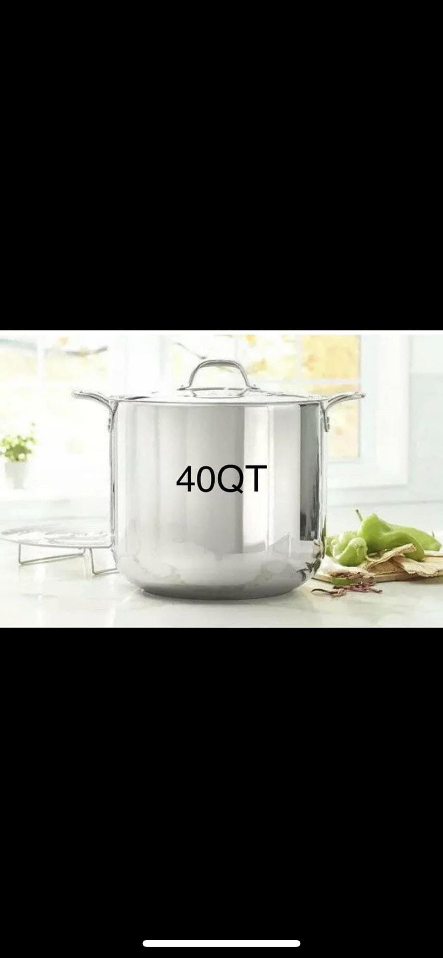 40 Qt Princess House Stainless Steel 
