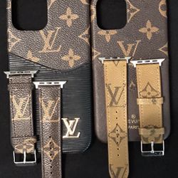 LV Phone Case and Watch Strap