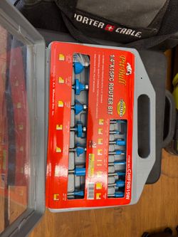 Pit Bull 15-Piece Router Bit Set 1/4" Shank