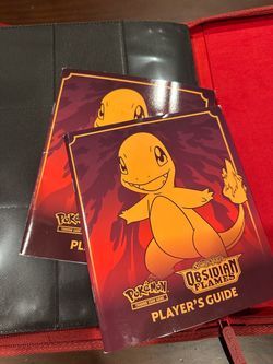 SV Obsidian Flames Complete Master Set W/Binder Included   Everything is NM fresh from pack to binder. Most reverse holos are included. No promo cards