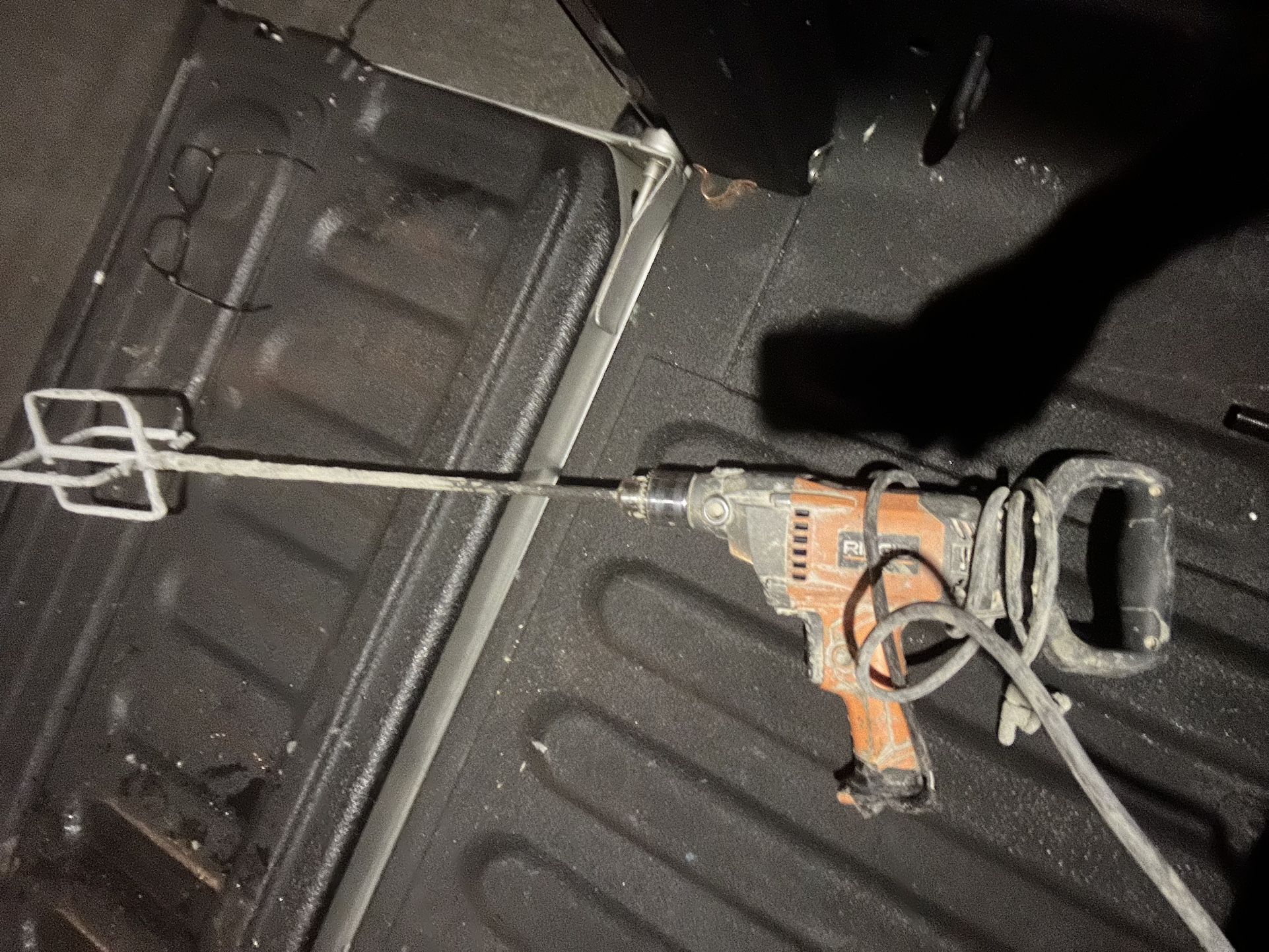 Rigid 9 Amp Corded 1/2 in. Spade Handle Mud Mixer