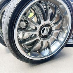 Chrome Rims & tires
