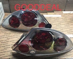 #OT81 2000-2005 Mitsubishi Eclipse Base/GT/spyder Taillight Chrome Altezza Style Tail Light Pair  